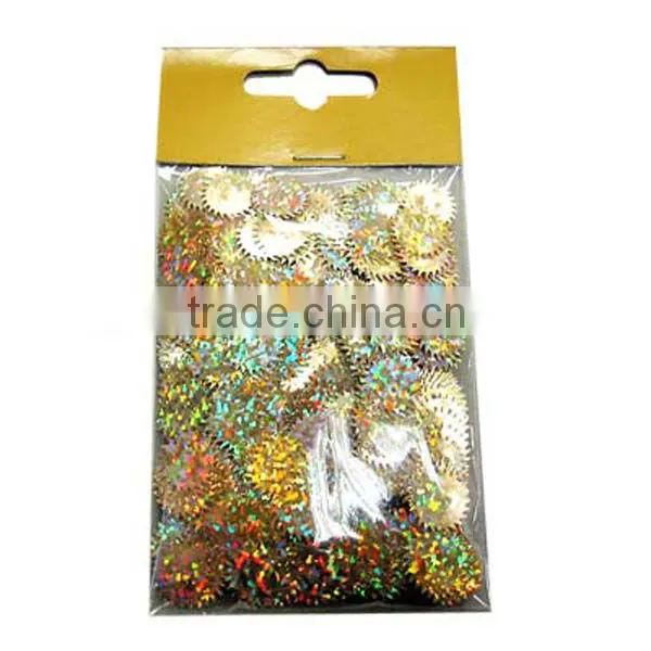 Confetti Sequins, High Quality PVC/PET Sequins for Holiday Decoration, Colored Sequins