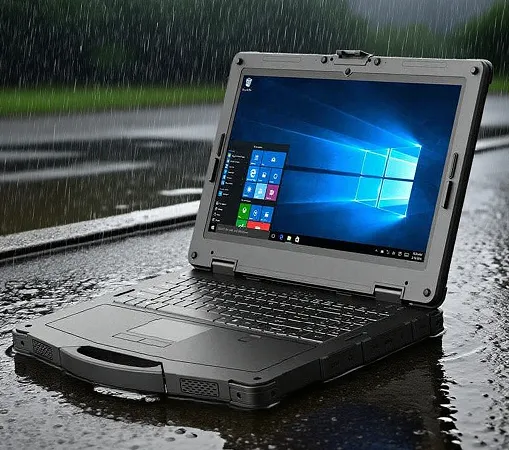HiDON 15.6 Inch Intel I5 I7 FHD Win11Pro IP65 Rugged Laptop Industrial Notebook 256GB 512G Mobile Computer 4G GPS Rugged Notebook