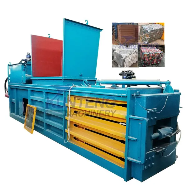 Waste Cardboard Compression Machine Beverage Bottle Plastic Bottle Compressor Woven Bag Plastic Film Bundling Machine