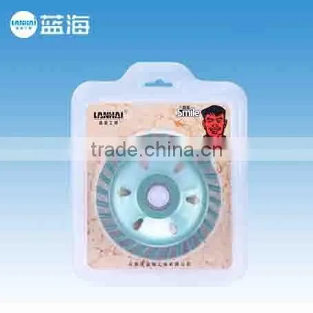 100mm Corrugated Disc Diamond Grinding Cup Wheel for General Purpose Stone Marble Concrete photo-2