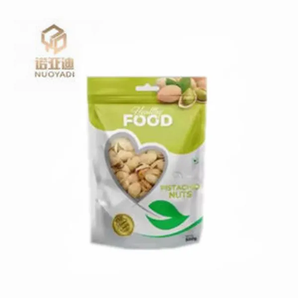 Custom Logo PE Plastic Film Laminate Stand Up Pouch Disposable Biodegradable Sealed Mylar Dog Pet Food Packaging Bag photo-3