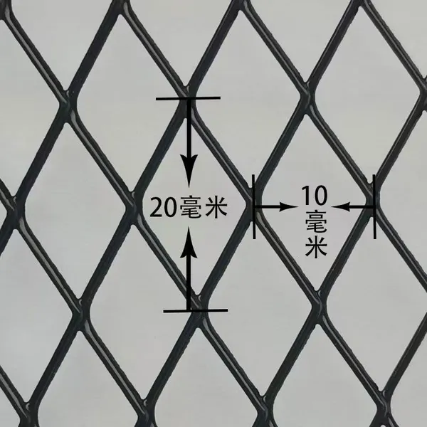 316L Expanded Metal Sheet, 0.9mm, 6x12mm Diamond, 50% Open Area, 2000x1000mm, Powder Coated photo-4