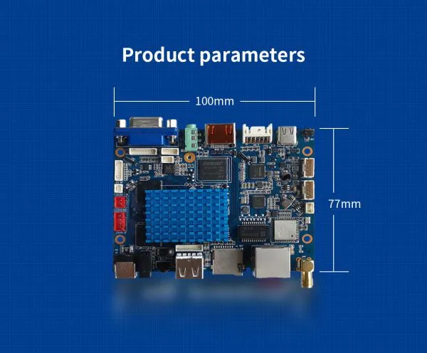 GeniusCore RK3288 Liontron C4 Industrial Single Board Computer 2GB+32GB EMMC 4K Decoding Android Linux Embedded Control Mainboard photo-4