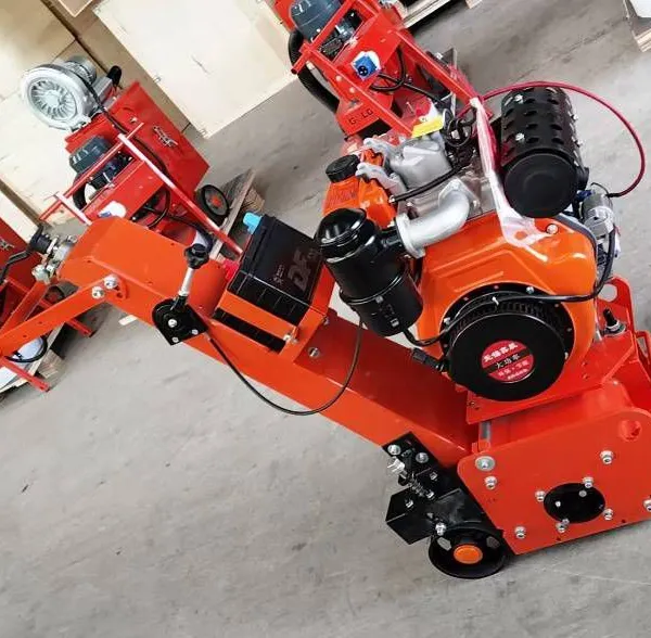 300 Hand-pushed Electric Milling Planer, Concrete Road Surface Texturing Machine, Old Epoxy Floor Refurbishment and Marking Removal Machine photo-4