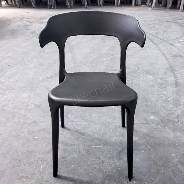 Most Popular Full PP Plastic Dining Room Furniture Plastic Relaxing Dining Chairs Stacking Dining Plastic Chairs
