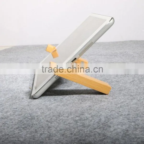Wooden Desk Box Office Holder Case for Phone and Ipad Standing photo-4