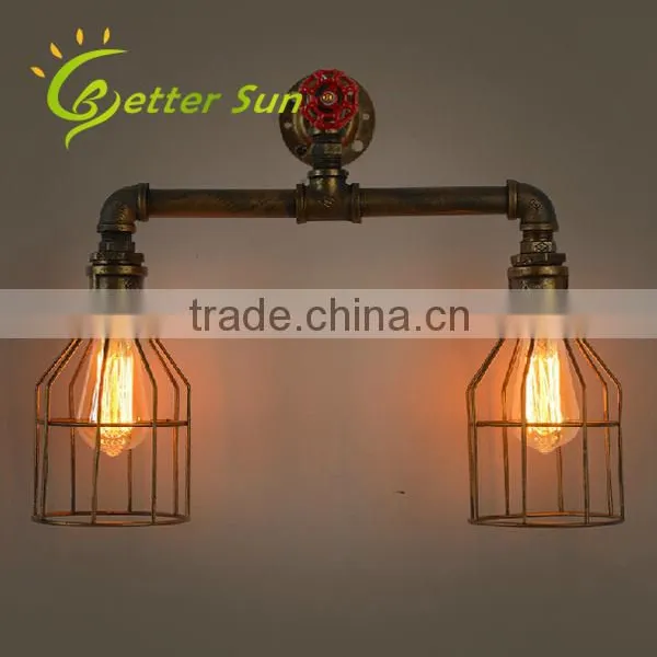 Two Head Metal Cage Modern Moroccan Wall Sconces/Wall Lamp
