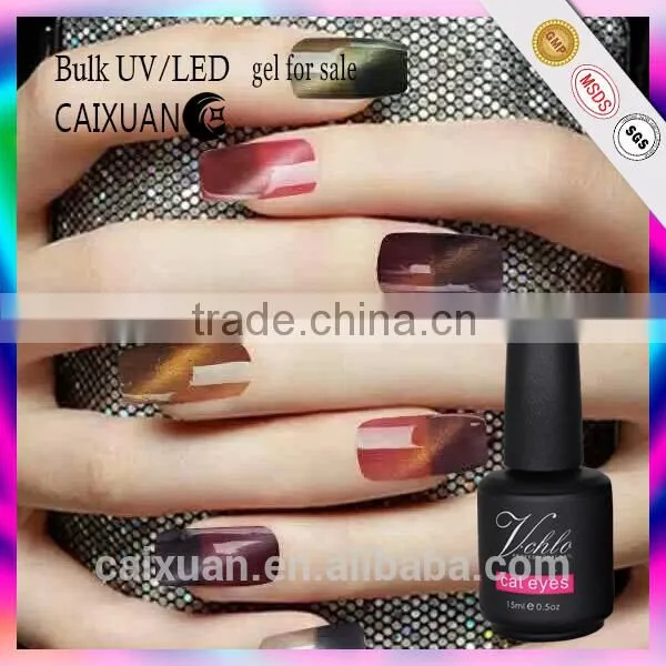 2015 New Arrival V.chlo uv Gel Polish Hot Selling Cat Eye Color Gel Nail Polish