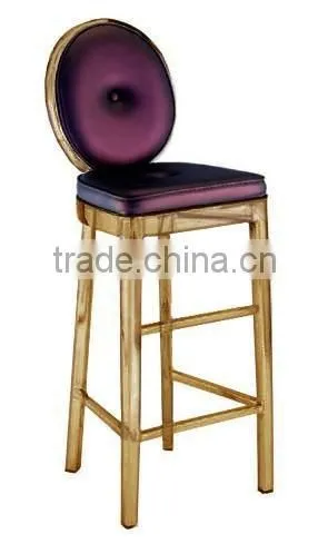 Comfortable Acrylic Bar Stool High Chair with cushion