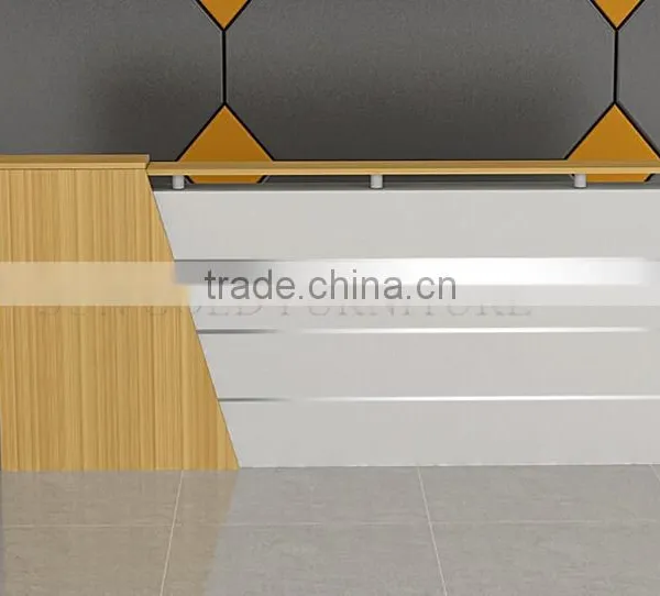 Modern Reception Counter Office Reception Desk Design (SZ-RTB008-2) photo-5