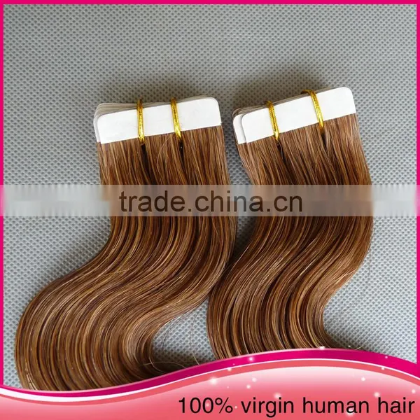 2015 Wholesale Cheap Double Sided Pu Hair Extension Unprocessed Brazilian Virgin Human Tape Hair Extension photo-2