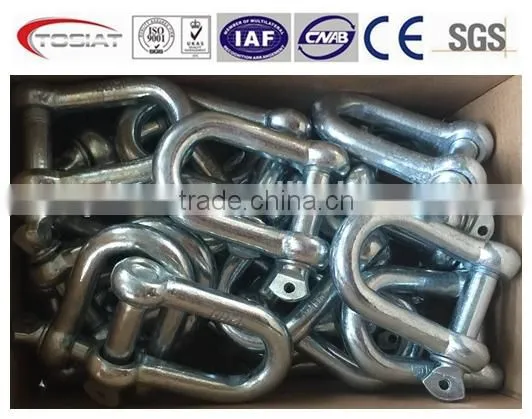 Electrial Galvanized European Standard D and Bow Shackle photo-3