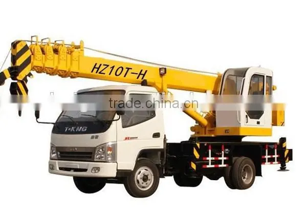 10 Ton Truck With Crane With Good T-king Chassis Used Truck Cranes for Sale