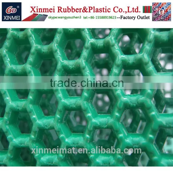 Honeycomb Hollow Out Pvc Plastic Floor Fold Able Door Mat Wholesale in Rolls photo-6