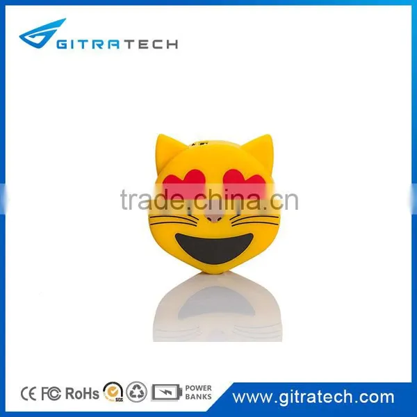 Bestselling Emoji 2600mAh Portable Charger PVC Power Bank Emoji photo-3