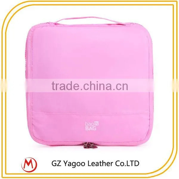 2015 Lady Stylish Travel Square Cheap Cosmetic Bag With Hook photo-3