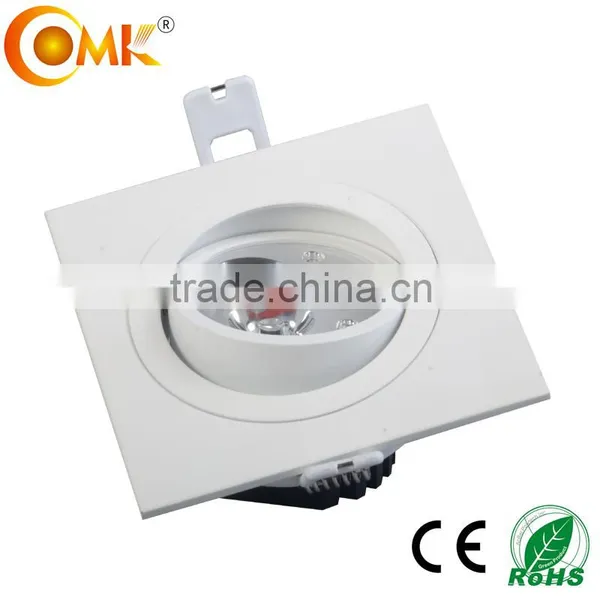 China Supplier Ceiling Lamp Square Models of Lamps of Stairs 3w 9w Bridgelux Adjustable Movable Ceiling Light Fixture photo-2