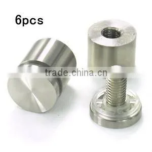 Customized Square Glass Standoff With Screw Stud photo-3