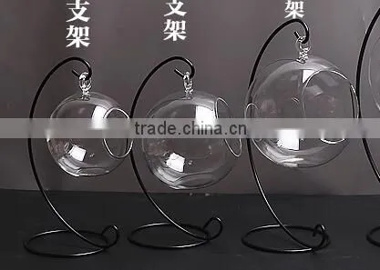 High Quality Clear Glass Vase , Fashion Glass Vase Round Shaped