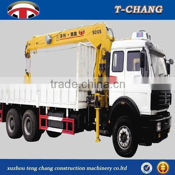 China Best Selling SQ12SA4 Swivel Hydraulic Crane Telescopic Boom for Truck With ISO9001 Certification