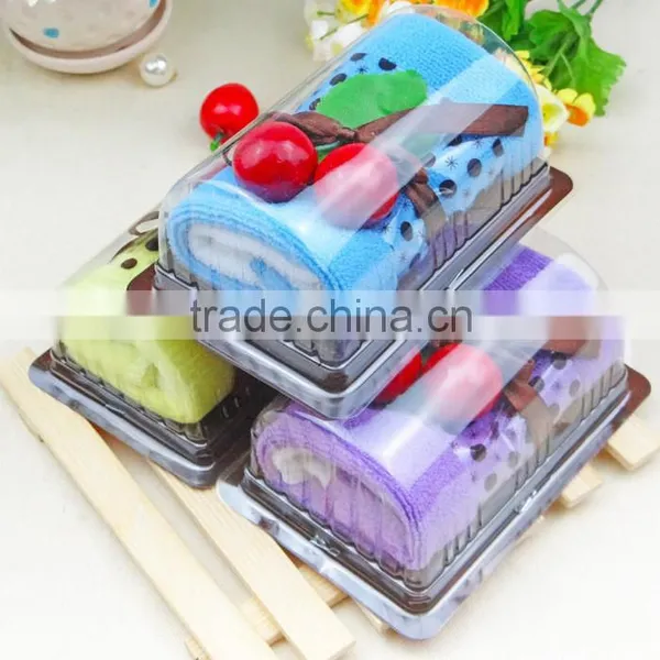 Small Swiss Roll Cake Towel Wedding Gift Towel Cake Souvenir photo-3