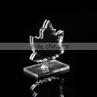 Custom Different Shape Black Bottom Clear Acrylic World Cup Soccer Trophy With Various Size photo-3