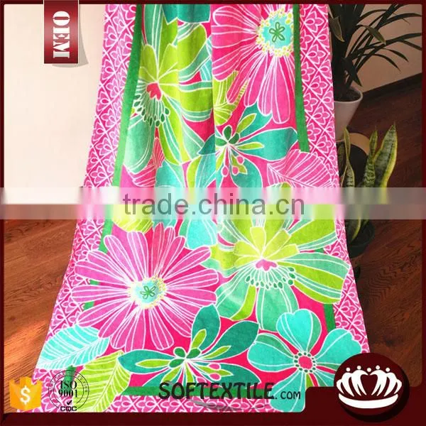 Wholesale High Quality Promotion Printed Microfiber Custom Beach Towel photo-2