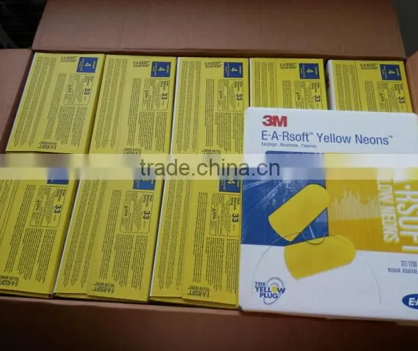 Uncord PU Earplugs 3M 1250 Earplug Anti-noise Safety Earplug 33 dB Earplugs