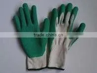 CE Aprroved Latex Dipped Colored Safety Working Glove