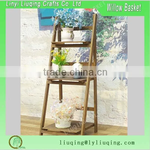 New Arrival Stylish Three Tier Wood Shelf Knock Down Shelf Display Shelf photo-6