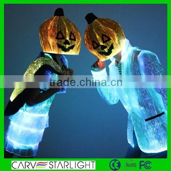 Light up Hallloween Pumpkin Hat Decorative Top Hats Halloween Decorations