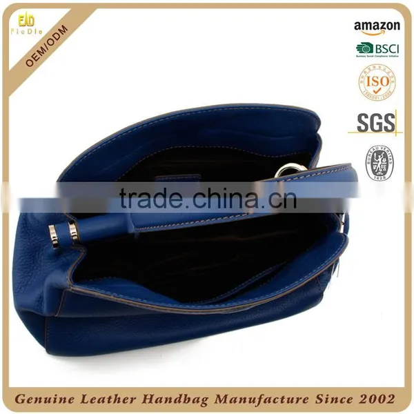 Luxury Satchel Cow Leather Crossbody Wholesale Shoulder Leather Bags From China Manufacturer photo-4