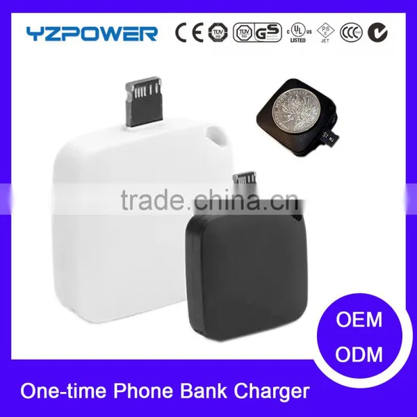 2016 Pokemon Charger One-time Use Phone Charger Portable Mini 800mAh 1000mAh Disposable Power Bank For IPhone Android