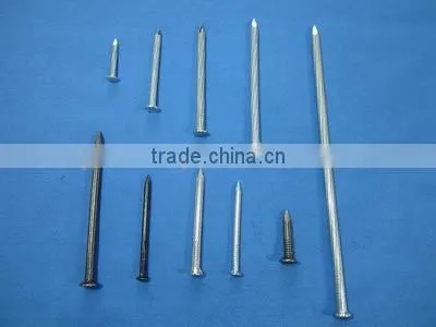 Galvanized White Zinc Concrete Nail