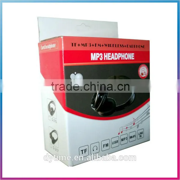 TFCARD MP3 FM MUSIC Headphones Player Can Rechargeable Quality Choice