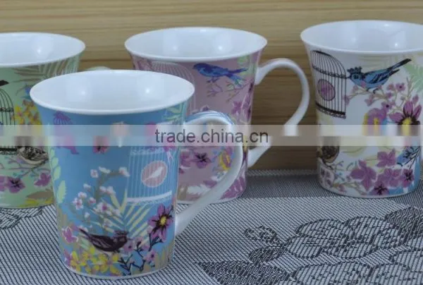 14OZ Kitty Cat Fully Decal Printed Ceramic Mug, Shiny Surface New Bone China Coffee Cup, KL5001-10705 photo-5