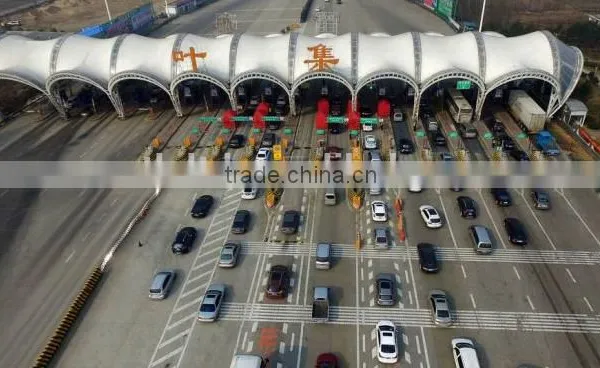 Energy-saving PVDF Architecture Tensile Membrane Structure Petrol Stations Sunshade photo-3