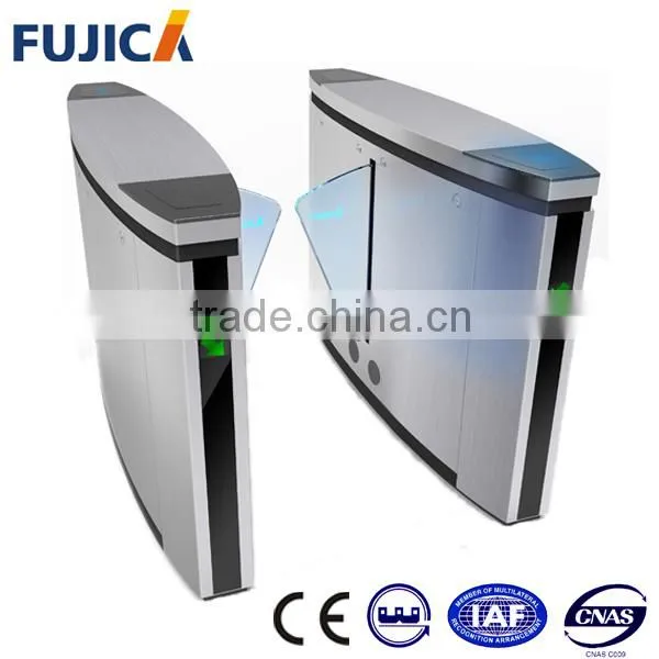 Bank Proximity Reader Time Attendance Highspeed Flap Barriers photo-2