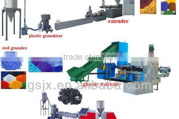 Waste PP PE Plastic Film Pelletizing Line