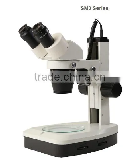 Series Zoom Stereo Microscope With Compensation Binocular