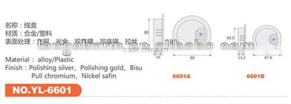 60mm/80mm Round Desk Wire Grommet for Office Computer Desk Cable Hole Cover photo-3