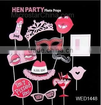 22pcs Halloween Decoration Photo Booth Props Fun Mustache Scary Boo Party Mask Trick or Treat Kids Favors Photography Supplies photo-3