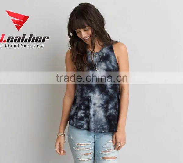 New Design Tank Top With Long Pants Women Rayon Print Suit