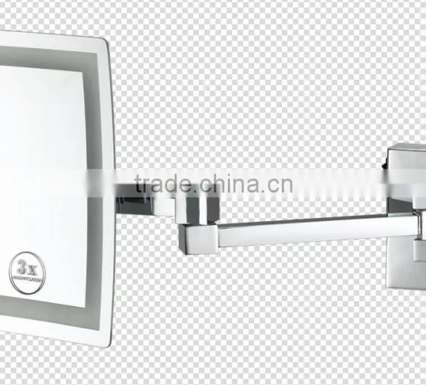 Bathroom Double Sided LED Cosmetic Mirror Wall Mounted photo-3