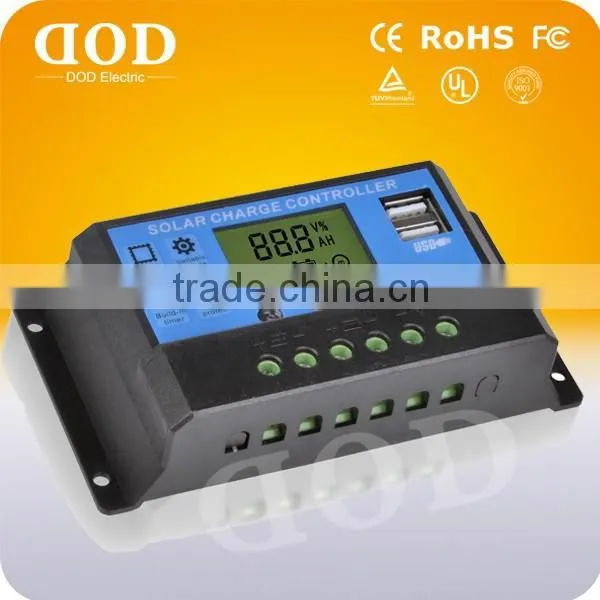 12/24v 10A 20A 30A Pwm Solar Charge Controller for Solar System