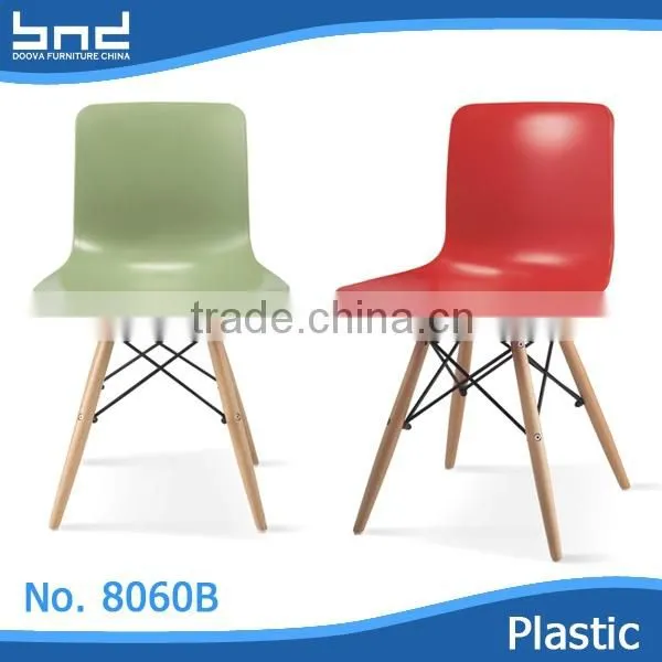 Modern Beautiful Armless Stackable Dinning Chairs Plastic Chairs photo-2