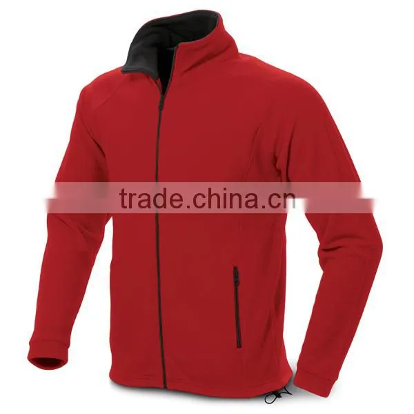 FLEECE JACKET:- LADIES HIGH COLLAR ZIP UP CVC FLEECE JACKET photo-2