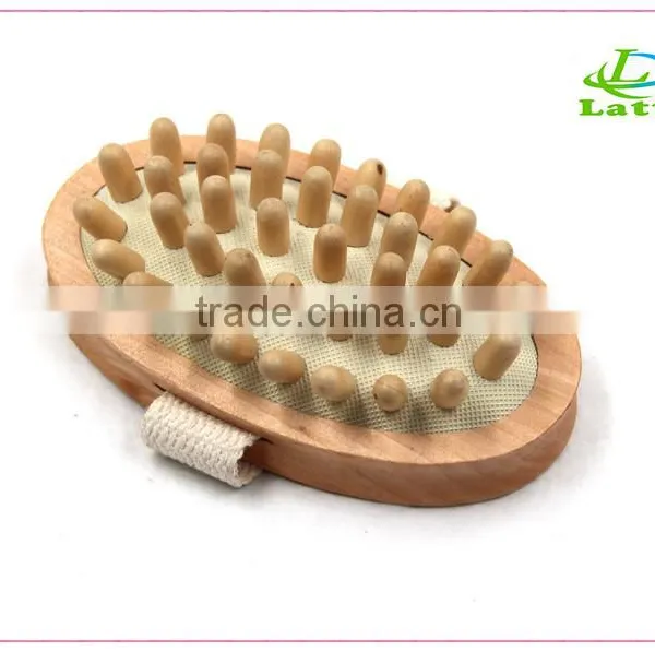 Hand Held Wooden Massager Body Care Wooden Hand Massager for Relex