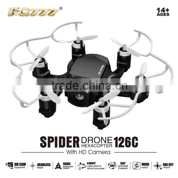 Micro Drone Mini HD Camera Rubber Paint Products 2016 Radiocontrol Wireless Video Camera S126C FUQI MODEL FQ777 photo-4