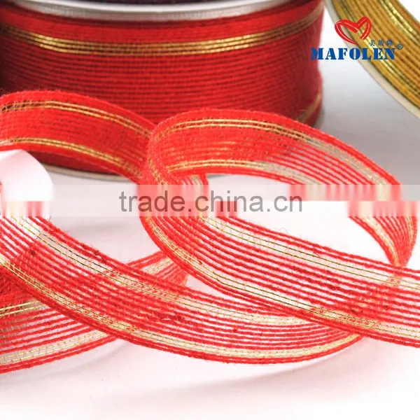2015 Celebrate it Holiday Gift Packing Decorative Hemp Ribbon
